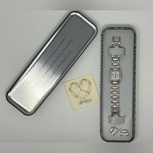 Brighton Turin Silver Crystal Watch